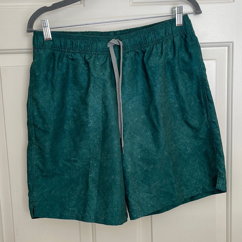Dark Green Swim Shorts